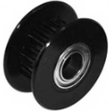 Kazan Hobi Gt2 6 mm 20 Diş Rulmanlı-5 mm Kasnak, Siyah