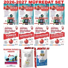 Nartest Yayınevi 2027 Müfredat 8.sınıf Altın Sorular ve 36 Haftalık Deneme 4 Ana Ders Seti