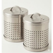Kazan Hobi 2'li Büyük Boy Metal Çay Süzgeci Seti (7 x 6.5 Cm), Paslanmaz Çelik Demlik ve Kupa Filtresi (2 Adet)
