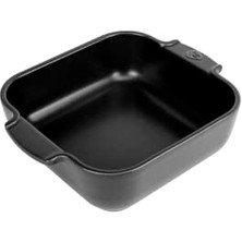 Kazan Hobi Kare Pişirme Tabağı 21 Cm-8 Inç, Saten Siyah