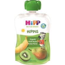 Hipp Organik Meyve Keyfi Kivili Muzlu Armut Püresi 100 gr
