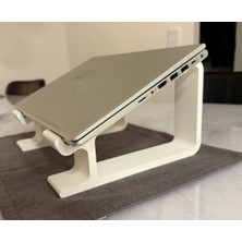 Alvera Taşınabilir Laptop Yükseltici Stand – Ikili Ayak Notebook Standı