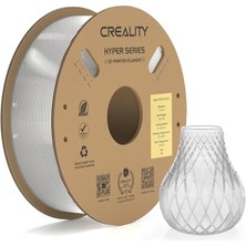 Kazan Hobi Resmi Hyper Petg Filament 1.75 Mm; Yüksek Hızlı Petg 30-600 Mm/s 3D Yazıcı Filament Petg, Boyutsal Doğruluk ± 0.03 Mm, Çoğu 3D Yazıcıya Uyar, 1 kg (2.2lbs) Makara Şeffaf