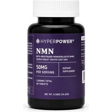 Kazan Hobi Beta-Nikotinamid Mononükleotid (Nmn), 50 Mg, 60 Tablet, Toplam 3000 Mg