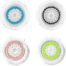 Kazan Hobi Yedek Yüz Temizleme Fırçası Başlığı 4 Paket, Multicolor