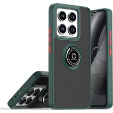 S'82 Newface Xiaomi Mi 15 Pro Kılıf Montreal Yüzüklü Silikon Kapak - Yeşil