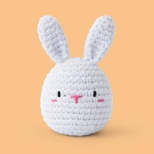 Kazan Hobi Mini Tavşan Örgü Kiti - Kitimini Tavşan - Amigurumi Amigurumi Tığ Örgü Kiti Tığ Kiti