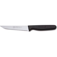 Kazan Hobi 61005-LZ Tırtıklı Uç Biftek Bıçağı, Siyah