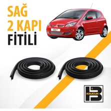 B&M Kauçuk Mitsubushi Colt (2004-2009) Sağ Ön ve Arka Kapı Fitili BM04630