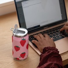 Kazan Hobi Isı Yalıtımlı Kutu Çelik Termos Matara 280 ml Strawberry