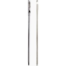 Kazan Hobi Kordon Lastik ve Iplik Geçirme Aparatı Metal Set, 2'li