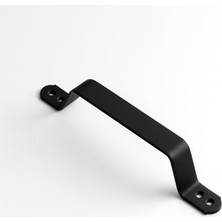 Kazan Hobi Metal El Tutamagı Çekme Kolu Kapı Tutma Kulbu Kulp Kapı Tutamağı Kulpu, 17 Cm, Mat Siyah Renk