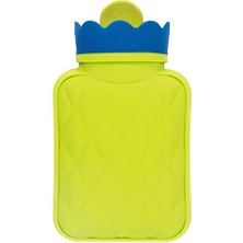 Kazan Hobi 6415 60 Model 350 ml Silikon Mini Sıcak Su Şişesi, Yeşil/mavi