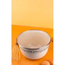 Kazan Hobi Emaye Karıştırma ve Salata Kabı, 24 Cm, 4 L, Ocakta Kullanılabilir