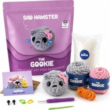 Kazan Hobi Örgü Seti Sad Hamster Amigurumi Tığ Kiti