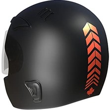 Kazan Hobi 2 Adet Sport Kask Araba Ayna Floresan Turuncu Kask Sticker