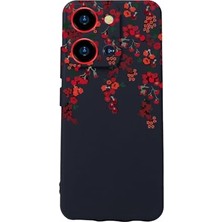 Kazan Hobi S19 Max Pro S ile Uyumlu Siyah, Kamera Korumalı Baskılı Silikon Kılıf