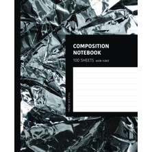 Kazan Hobi Eşleşen Kompozisyon Defteri, Arka Plan Serisi [3], 7.5 x 9.25", 100 Sheets, Wıde Ruled