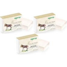 Kazan Hobi El Yapımı Doğal Sabun, Eşek Sütü, 150 G, 3'lü Set