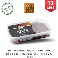 Beşe 1885 Kase Helva Bitter Çikolatalı 350 gr 12 Adet Koli Toptan Çikolatalı Susam Helvası