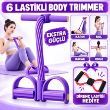 Mrt Bilişim 6 Lastiklli Body Trimmer Egzersiz Aleti Kol, Karın ve Kalça İçin Ekstra Güçlü
