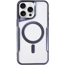 S'82 Newface Apple Iphone 14 Pro Max Kılıf Boyi Magsafe Silikon Kapak - Lacivert