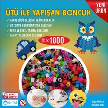 Kazan Hobi Ütü ile Yapışan Boncuk 5 mm 1000'LI Renkli