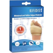 Kazan Hobi 9FRS2ASUU000019 F-42-46/47 Kumaş Kaplı Silikon Metatars ve Ayak Baş Parmak Hallux Valgus Koruyucu