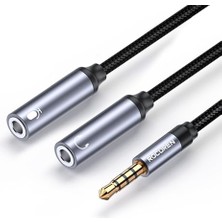 Kazan Hobi Hi-Fi Trrs Mikrofon ve Kulaklık Birleştirici 3.5 mm Y Jack Kablo