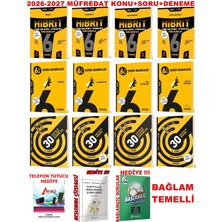 Hız Yayınları 6.sınıf 2026-2027 Müfredat Hibrit Konu+Soru Bankası+30 Haftalık Deneme 4 Ana Ders Seti