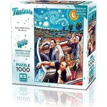 S'82 20823 Puzzle 1000 Starry Night Of Art