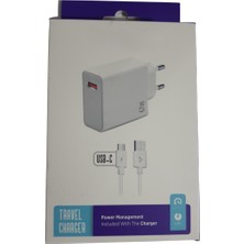 BSSM 67W Usb-C   Şarj Kablosu Şarj Adaptörü Set 67 Watt Şarj Beyaz