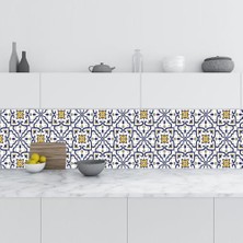 Kazan Hobi Mutfak Tezgah Arası, Folyosu Italyan Çini, Folyo Fayans Kaplama, Motif 60X100 cm