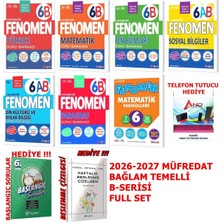 Fenomen Yayıncılık 6.sınıf 2026-2027 Müfredat B-Serisi Soru Bankası + Matematik Fasikül Full Set