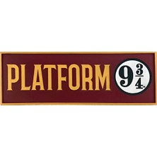 Kazan Hobi Platform 9-3/4 Dekoratif Tabela, Çok Renkli, 2,75 Çap x 1 Genişlik x 7,75 Yükseklik Inç