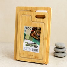 S'82 Bambu Kesme Panosu 2'li Set (18X28 & 22X32 Cm)