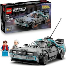Kazan Hobi LEGO Dönüş Ten Zaman Makinesi 77256 Speed Champions Geleceğe