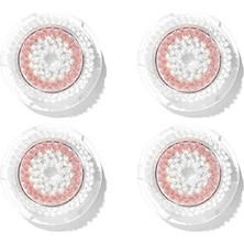 Kazan Hobi Radiance Yüz Temizleme Fırçası Başlığı, Mia 1, Mia 2, Mia Fit, Alpha Fit ve Smart Profile Uplift ile Uyumlu, 4'lü Paket