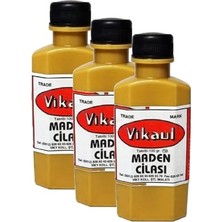 Kazan Hobi 100 ml Maden Cilası ve Metal Parlatıcı, 3 Adet