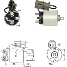 Zm 713 Marş Otomatiği 12V Nıssan Pıck-Up