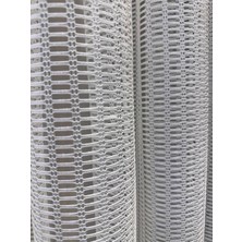 Nivemes Home Nivemeshome Monolit File Ekru 1/3 Pileli Tül Perde Apm