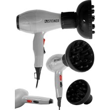 Kazan Hobi Alman 3400 W Ac Motor Saç Kurutma Makinesi, Fön Makinesi, Difüzör, 2 Adet Başlık