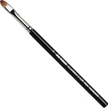 Kazan Hobi Cosmetics Serisi 964 Klasik Dudak Fırçası, Oval Rus Kırmızı Samur, Boyut 6,11.6 Gram