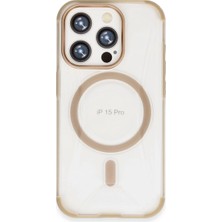 S'82 Joko Apple Iphone 15 Pro Hilton Magsafe Kapak - Gold