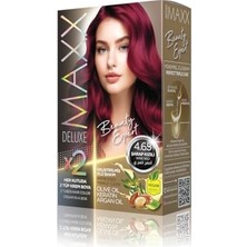 Kazan Hobi Keratin'li Saç Boyası 1 Kutu (2 x 50 Ml) (Şarap Kızılı 4.65)