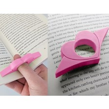 Alvera "love Books" Başparmak Kitap Sayfa Tutucu – 2'li Set (Pembe)