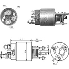 Zm 7595 Marş Otomatiği 12V Fıat Brava - Bravo - Cınquecento - Marea - Punto - Sıecento - Sıena - Uno / Lancıa Y - Y10