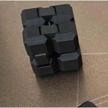 Alvera Sonsuzluk Küpü (Infinity Cube) Fidget Oyuncağı – Siyah