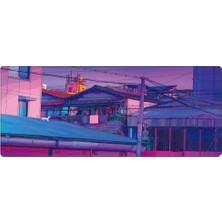 Kazan Hobi Gamer Mouse Pad 70X30 Xl, Büyük Oyuncu Mouse Pad (Tokyo Pastel, 70X30 cm 3 mm Kalınlık)