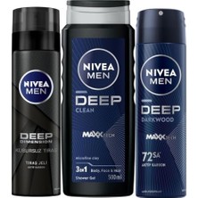 Kazan Hobi Erkek Damat Çeyiz Bohça Seti: Banyo ve Duş Jeli 500 Ml, Tıraş Jeli 200 Ml, Sprey Deodorant 150 ml